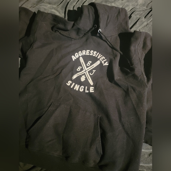 Aggressively Single Hoodie - Picture 1 of 2